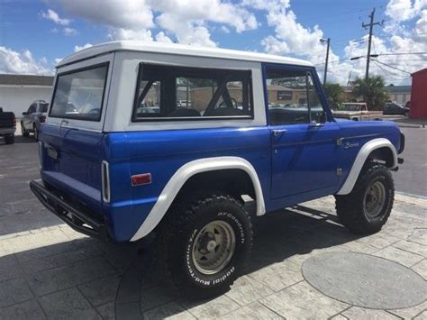 1974 Ford Bronco 4wd 44681 Miles Blue Automatic For Sale Ford Bronco