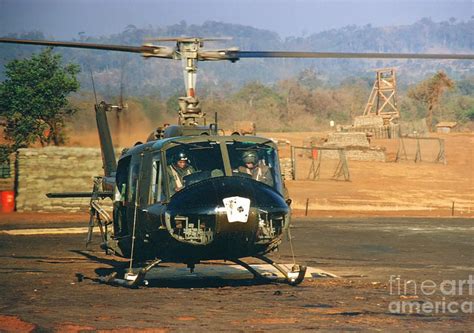 Uh 1 Huey Iroquois Helicopter Lz Oasis Vietnam 1968 Face Mask By