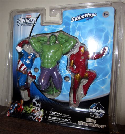 Avengers Dive Characters Captain America Hulk Iron Man