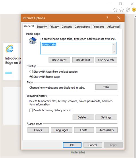Settings Are Now Protected In Internet Explorer 11 On Windows 10 Next