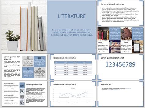 Literature Free PowerPoint Template And Google Slides Theme