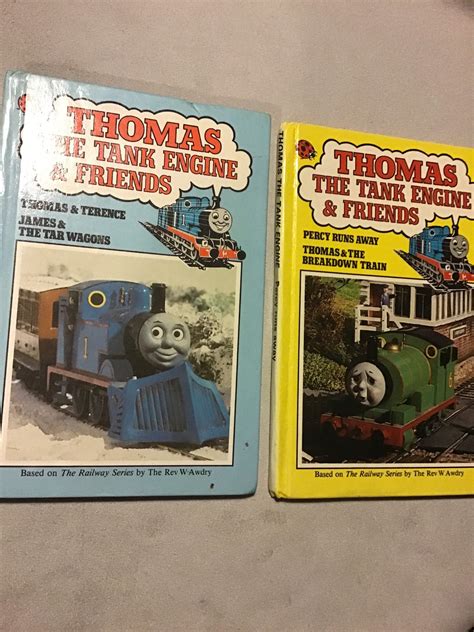 Pair Of 1980s Thomas The Tank Engine Ladybird Books By The Rev W Audrey Etsy Australia