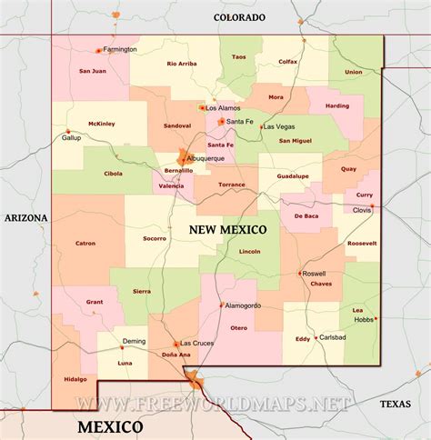 Map Of New Mexico