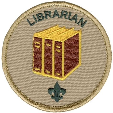 Librarian patch - Boy Scouts of America - Capitol Area Council