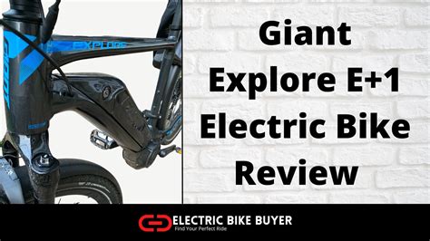 Giant Electric Bike Review Explore E1 2020 Electric Bike Buyer