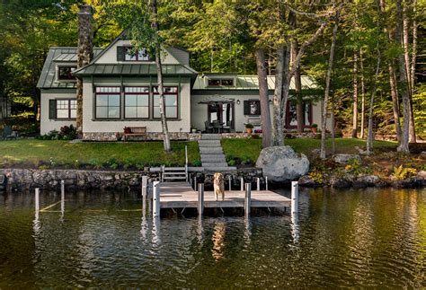 By The Water Maine Lake House New England Living