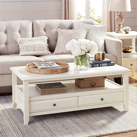 Round Coffee Table White Demaree Coffee Table Coffee Table White