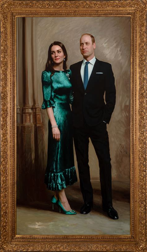 Kate Middleton Prince William Joint Portrait Revealed Photos Wwd