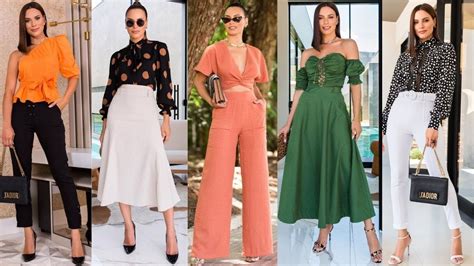 Ropa De Moda Mujer Elegante 2021 Looks Y Outfits Con Prendas Elegantes