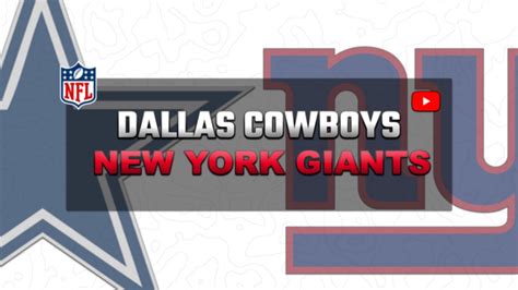 Dallas Cowboys Vs Giants Preview Cowboys Vs Giants Highlights And