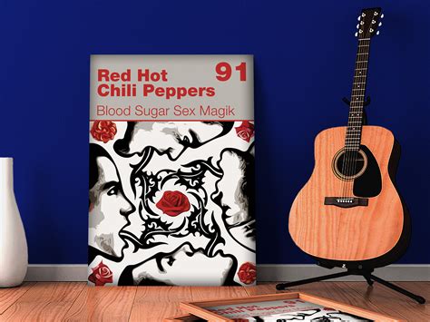 Red Hot Chili Peppers Album Cover Art Printmusic Poster In Etsy