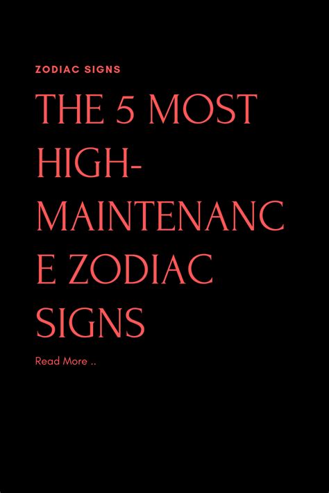 The 5 Most High Maintenance Zodiac Signs The Thought Catalogs