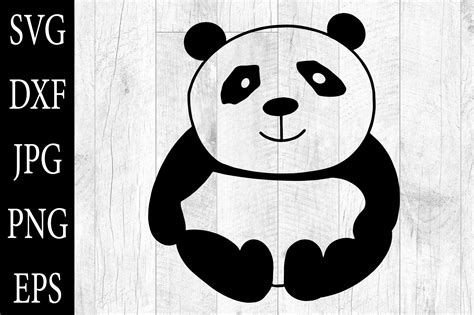 Cute Panda SVG Panda Illustrations Graphic By Aleksa Popovic Creative