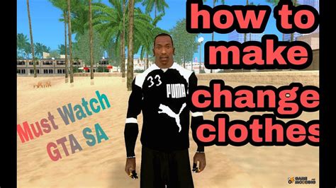 How To Make Changes Clothes In Gta San Andreas On Android Youtube