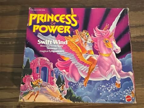 She Ra Princess Of Power Swift Wind Horse Unicorn Nrfb Sealed 1984