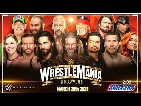 Meanwhile, he's been taking part in the big guy classes at the. Wrestlemania 37 2021 Predictions results match card - YouTube