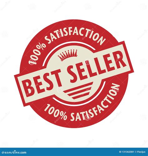 Stamp Or Label With The Text Best Seller Stock Vector Illustration Of