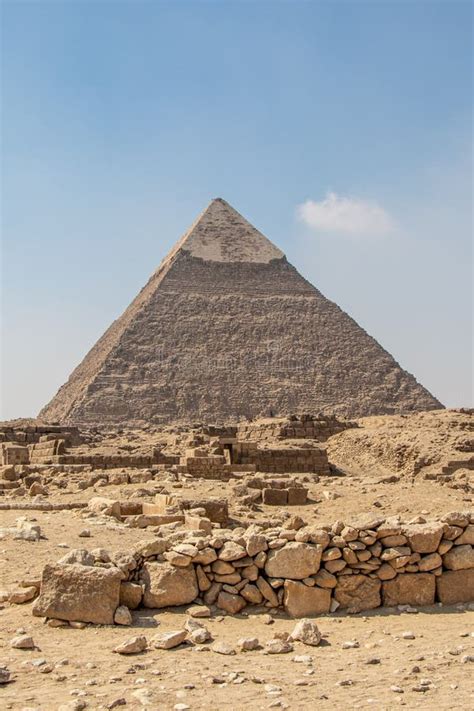 Pyramid Of Khafre Of Chephren Is The Second Tallest Of The Ancient Egyptian Pyramids Of Giza And