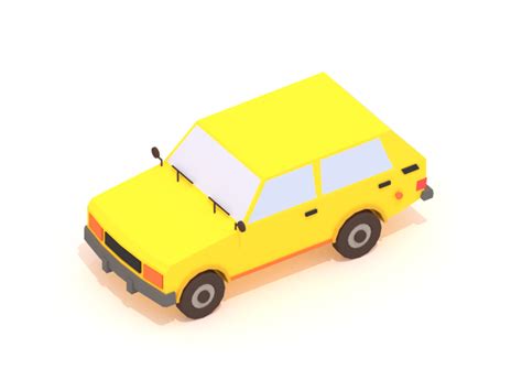 Low Poly Car By Sorin Covor On Dribbble