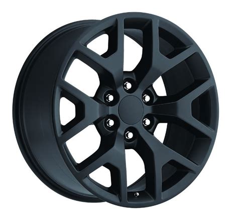 20 2014 Gmc Sierra Chevy 1500 Wheels Rims Satinflat Black 20x9 Set