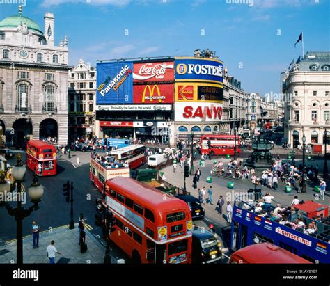 Piccadilly Circus In The Centre Of London Stock Photo 1814966 Alamy