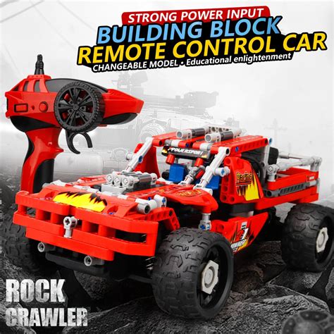 New Diy Building Blocks Rc Car 2017a 6 116 24g Remote Control Car