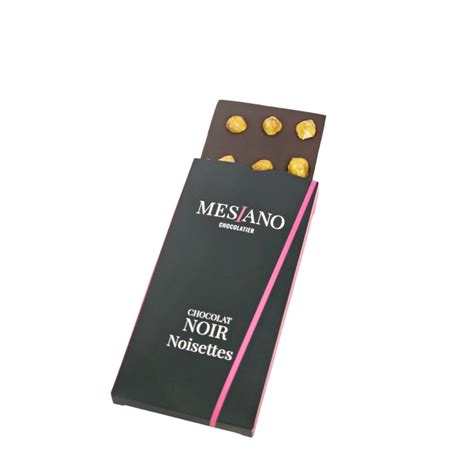 Tablette Noisettes Au Chocolat Noir