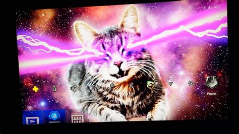 Ps4 Themes Laser Cat In Space Dynamic Theme 4 Youtube