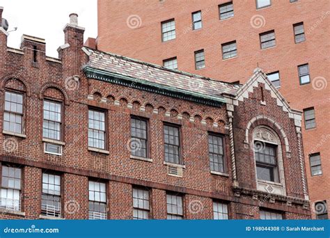 Brick Apartment Building With Ornate Exterior Greenwich Avenue And 7th