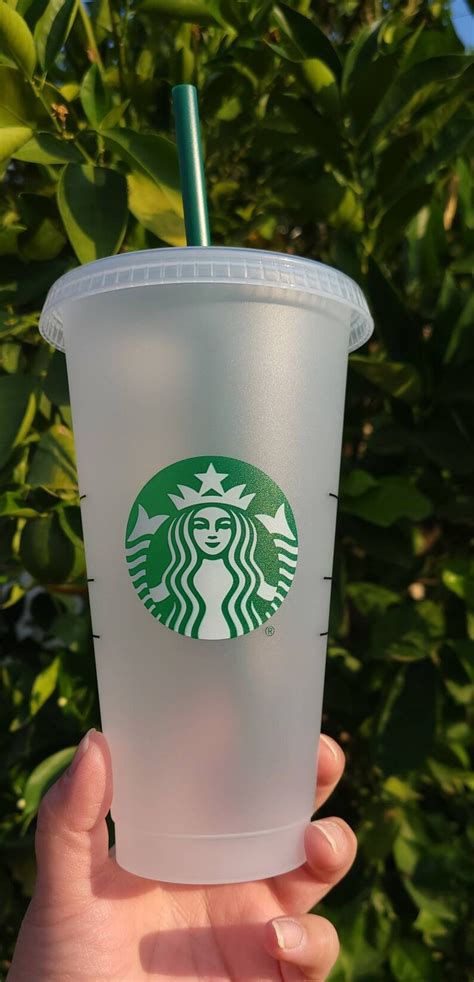 Starbucks 24oz Reusable Cold Cup Blank Starbucks Cups Venti Etsy