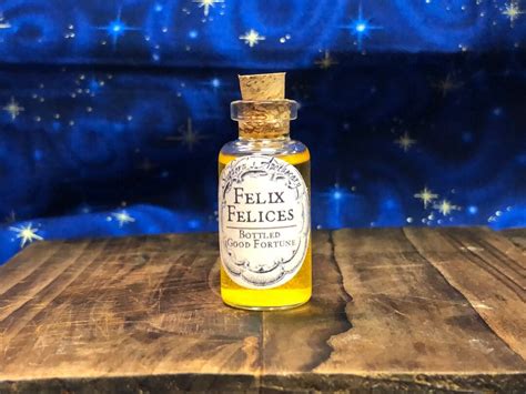 Felix Felicis Potion Halloween Prop Cosplay Wizard Witch Etsy