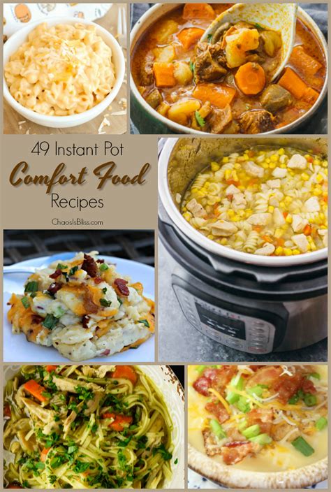 You can put the instant pot to work for you! 49 Instant Pot Comfort Food Recipes