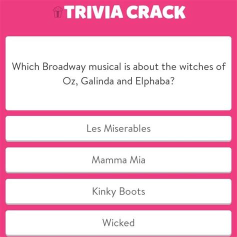 Broadway Musical Trivia Questions And Answers Trivia Questions And