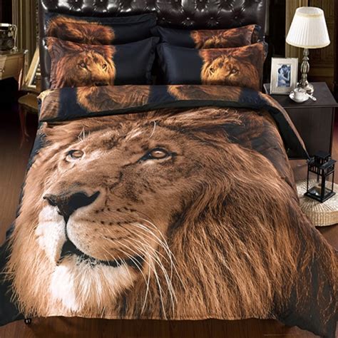 With so many options out there, it can be very a white striped comfortable set for a warm and cozy bedroom. WARM TOUR 3D Lion Bedding Set with Comforter Statement ...