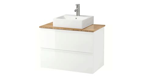 Meuble lavabo 2tir godmorgon rattviken kasjon gris clair hamnskar mitigeur lavabo. Meuble Lavabo En Coin Salle De Bain - Isotope Design