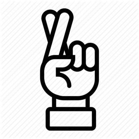 Fingers Crossed Icon 249446 Free Icons Library