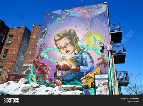 Street Art Montreal Image And Photo Free Trial Bigstock