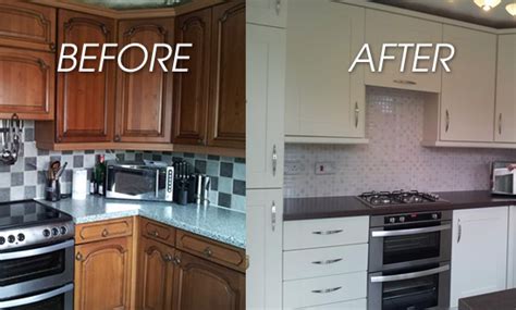 Kitchen Cabinet Door Replacement Before And After Izzaty