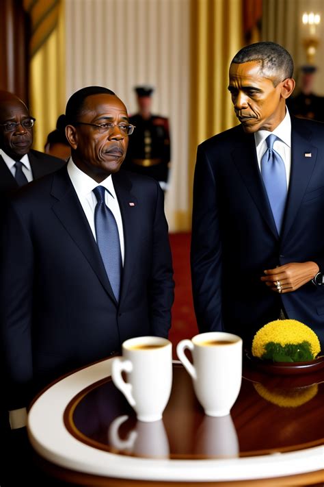 Lexica Obama And Babangida Having Coffee