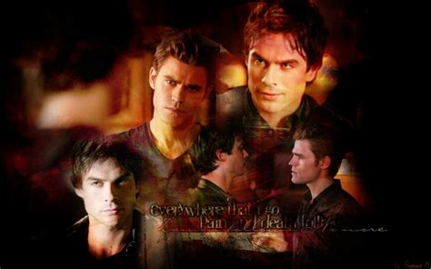 The Salvatore Brothers Damon And Stefan Salvatore Wallpaper 9353184