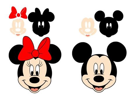 Free Disney Svg Files Logo Minnie And Mickey Mouse Svg In Sheets