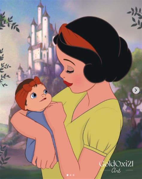 Le Principesse Disney Mamme E I Loro Bambini Magnifiche Immagini