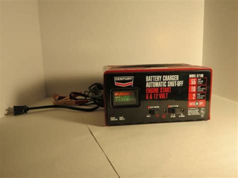 Century 55 Amp Battery Charger 6 And 12 Volt Model 87106 Automatic Shut