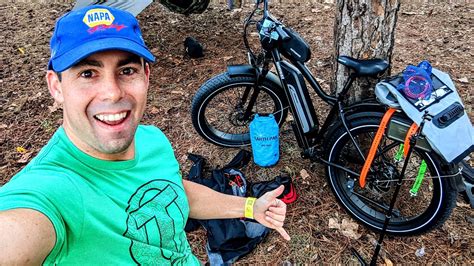 Bikepacking Camp Setup After 62 Mile Day Youtube