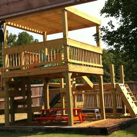 Kids New Clubhouse And Playground 1000 In 2020 Backyard Fort