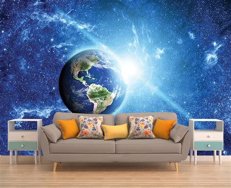 Space Wall Mural Outer Space Wall Mural Galaxy Wallpaper