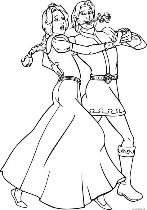 Princess Fiona From Shrek Coloring Page Disegni Da Colorare Disegni