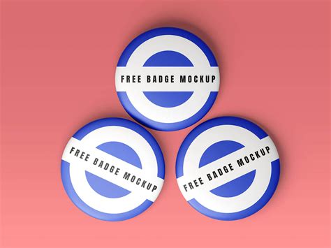Free Round Pin Button Badge Mockup Psd Set Good Mockups