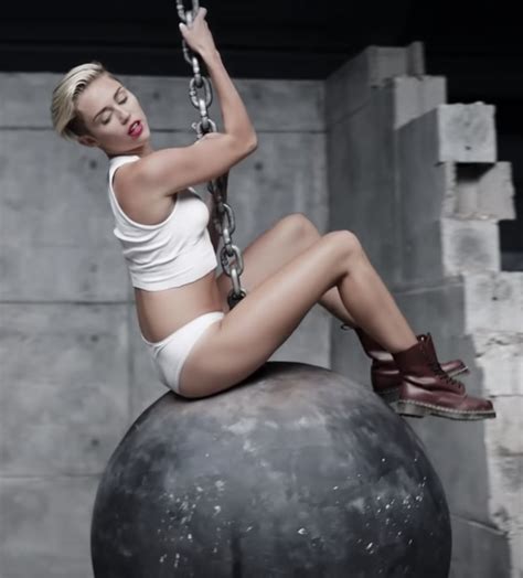 Disco Fever Miley Cyrus Rocks Wrecking Ball Outfit At MTV VMAs