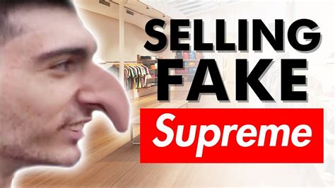 Selling Fake Supreme Outside The Supreme Drop Youtube